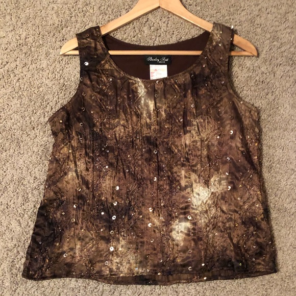 Sparkly Brown Top - Picture 2 of 8